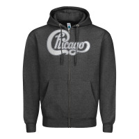 Charcoal Heather Chicago Transit Authority Zipper Hoodie - ArtMosaic