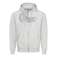 Dove Grey Chicago Transit Authority Zipper Hoodie - ArtMosaic