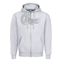 Heather Grey Chicago Transit Authority Zipper Hoodie - ArtMosaic