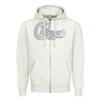 Oatmeal Heather Chicago Transit Authority Zipper Hoodie - ArtMosaic