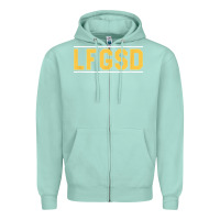 Seafoam Exclusive Brown LFGSD Official Fun Design T Shirt Zipper Hoodie - ArtMosaic