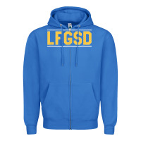 True Royal Exclusive Brown LFGSD Official Fun Design T Shirt Zipper Hoodie - ArtMosaic