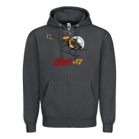 Smoke bell 47 helicopter Zipper Hoodie - ArtMosaic