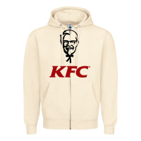 Sandshell k.f.c-restaurant Zipper Hoodie - ArtMosaic