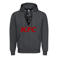 Smoke k.f.c-restaurant Zipper Hoodie - ArtMosaic