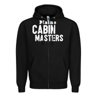 Black maine cabin masters Zipper Hoodie - ArtMosaic