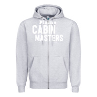 Heather Grey maine cabin masters Zipper Hoodie - ArtMosaic