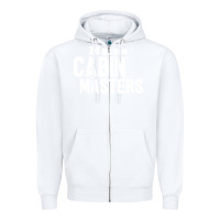 White maine cabin masters Zipper Hoodie - ArtMosaic