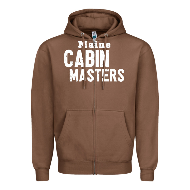 Maine Cabin Masters Zipper Hoodie by ArtMosaic | Teevron