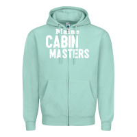 Seafoam maine cabin masters Zipper Hoodie - ArtMosaic