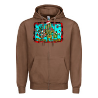Chestnut merry & bright Zipper Hoodie - JahusDesignShop