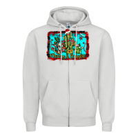 Dove Grey merry & bright Zipper Hoodie - JahusDesignShop
