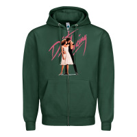 Sports Green dirty dancing   the time of my life Zipper Hoodie - ArtMosaic