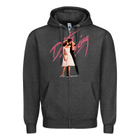 Charcoal Heather dirty dancing   the time of my life Zipper Hoodie - ArtMosaic