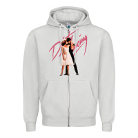 Dove Grey dirty dancing   the time of my life Zipper Hoodie - ArtMosaic