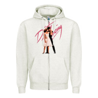 Oatmeal Heather dirty dancing   the time of my life Zipper Hoodie - ArtMosaic