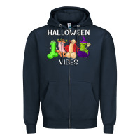 Navy halloween vibes dick tie dye hippie retro lazy costume Zipper Hoodie - ArtMosaic