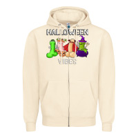 Sandshell halloween vibes dick tie dye hippie retro lazy costume Zipper Hoodie - ArtMosaic