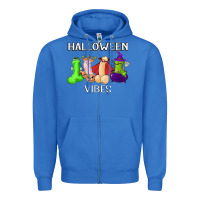 True Royal halloween vibes dick tie dye hippie retro lazy costume Zipper Hoodie - ArtMosaic