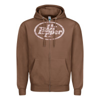 Chestnut pepper Zipper Hoodie - ArtMosaic