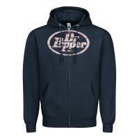 Navy pepper Zipper Hoodie - ArtMosaic