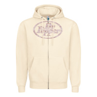 Sandshell pepper Zipper Hoodie - ArtMosaic