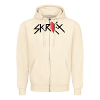Sandshell white skrillex Zipper Hoodie - ArtMosaic