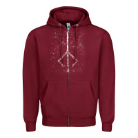 Burgundy Graphic Picture Bloodborne Day Gift Zipper Hoodie - ArtMosaic