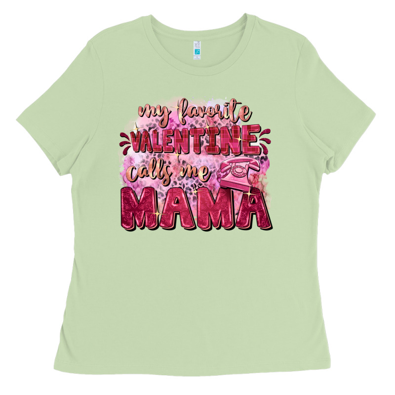 My Favorite Calls Me Mama Mother's Day Ladies Tee by FaDigitalArtStudio | Teevron