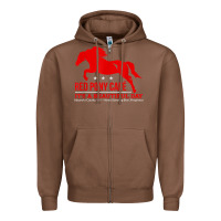 Chestnut Red Pony Cafe, Funny cute horse lover Zipper Hoodie - ArtMosaic