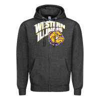Charcoal Heather eathernecks, western, illinois gifts Zipper Hoodie - ArtMosaic