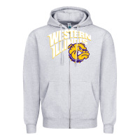 Heather Grey eathernecks, western, illinois gifts Zipper Hoodie - ArtMosaic