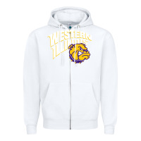 White eathernecks, western, illinois gifts Zipper Hoodie - ArtMosaic