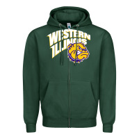 Sports Green eathernecks, western, illinois gifts Zipper Hoodie - ArtMosaic