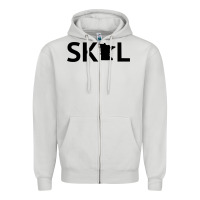 Dove Grey skol minnesota hoodie  let's go mn hooded sweatshirt Zipper Hoodie - ArtMosaic