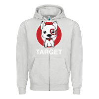Dove Grey target team member Zipper Hoodie - ArtMosaic
