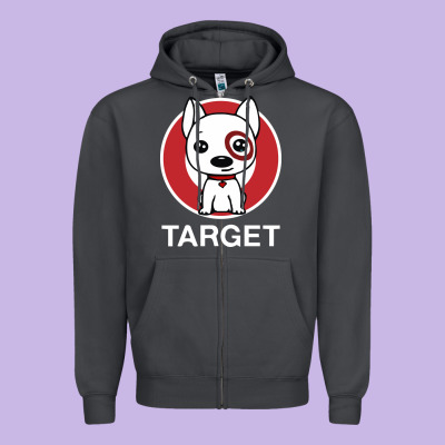Target Team Member Zipper Hoodie Designed By Artmosaic