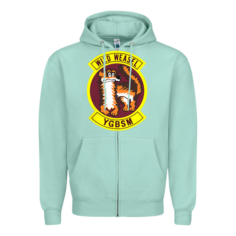 Air Force Wild Weasel Ygbsm Zipper Hoodie by ArtMosaic | Teevron