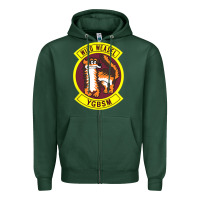 Sports Green Air Force Wild Weasel YGBSM Zipper Hoodie - ArtMosaic