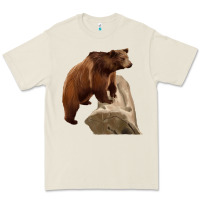 Bone California Grizzly Bear Premium Tee - RanaPortraitStore