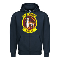 Navy Air Force Wild Weasel YGBSM Zipper Hoodie - ArtMosaic
