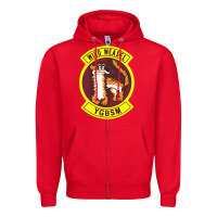 Red Air Force Wild Weasel YGBSM Zipper Hoodie - ArtMosaic