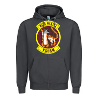 Smoke Air Force Wild Weasel YGBSM Zipper Hoodie - ArtMosaic