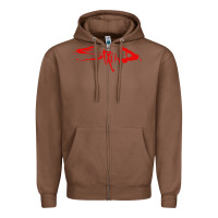 Chestnut staind Zipper Hoodie - ArtMosaic