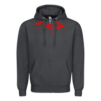 Smoke staind Zipper Hoodie - ArtMosaic