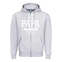Heather Grey If Papa Can't Fix It We're All Screwed - Fathers Day Zipper Hoodie - ArtMosaic