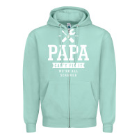 Seafoam If Papa Can't Fix It We're All Screwed - Fathers Day Zipper Hoodie - ArtMosaic
