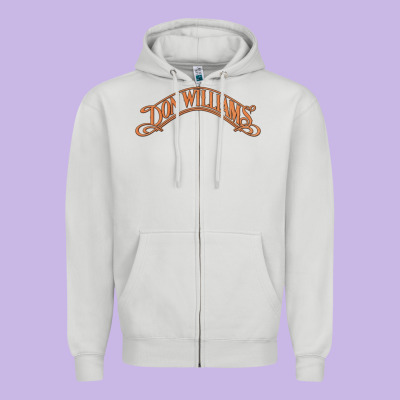 Don Williams - American Country Singer Zipper Hoodie Designed By Artmosaic