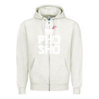 Oatmeal Heather pho sho foodie asian food humor chopsticks funny Zipper Hoodie - ArtMosaic