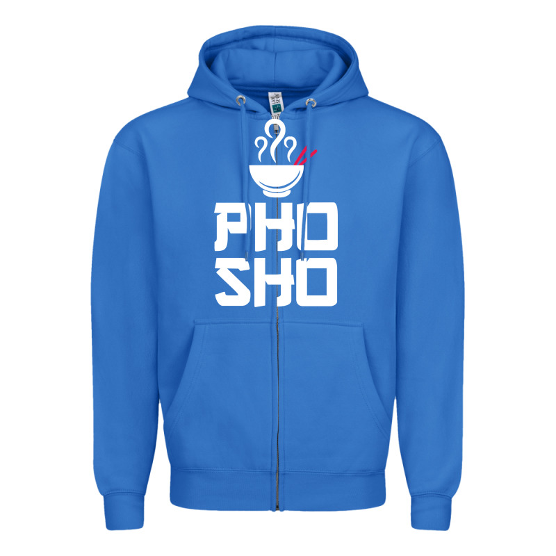 Pho Sho Foodie Asian Food Humor Chopsticks Funny Zipper Hoodie by ArtMosaic | Teevron